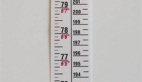Height And Width Chart