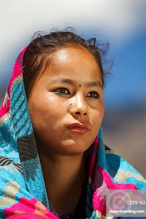 A Nepali Girl From The Stock Photo