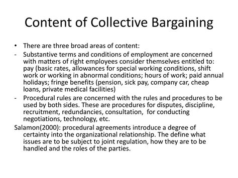 Ppt Collective Bargaining Powerpoint Presentation Free Download Id