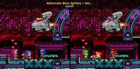 Alternate Boss Sprites Amy For Tails Sonic Cd 2011 Mods