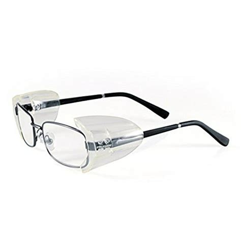 vieel safety glasses side shields slip on clear side shields for safety glasses fits medium to