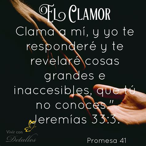 Clama Y Dios Responde Vivir Con Detalles