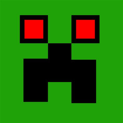 Creeper Face Minecraft Pixel Art