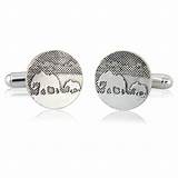Elephant Cufflinks Silver Pictures