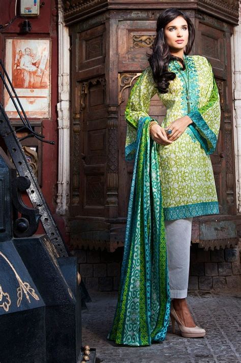 Khaadi Springsummer Lawn Collection 2014 Pakistani Lawn Fashion