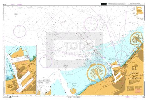 Admiralty Chart Jebel Ali Mina Jabal Ali And Approaches