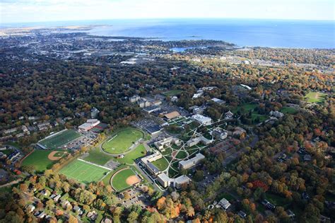 Aerial Picture Of Fairfield University And The Surrounding Area
