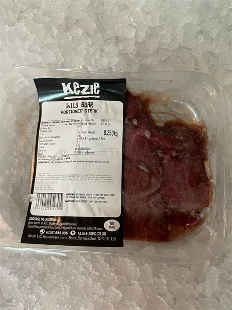 Wild Boar Steak Glasgows Fish Plaice Uk Delivery