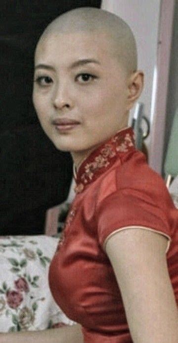 Pin By On Bald Girl Shaved Head
