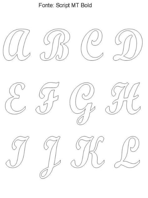 2 descargar los moldes de letras. Molde De Letras Para Patch Aplique