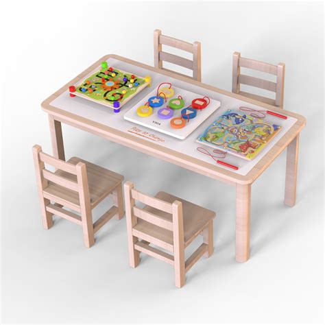 Wooden Table With Toys Rgs Group