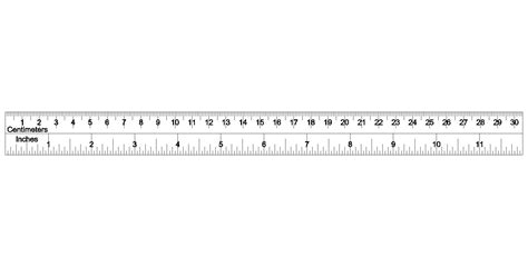 Transparent Ruler Printable Printable Ruler Actual Size