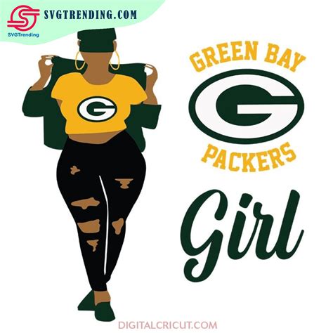 Packers Girls Svg Green Bay Packers Svg Packers Quotes Cricut Silhouette Clipart Nfl Svg