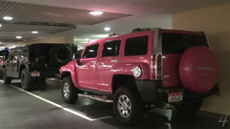 Pink Hummer H3 And Hummer H1 At Dubai Mall Youtube