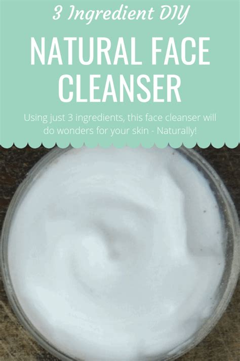 3 Ingredient Diy Natural Face Cleanser The Diary Of A Frugal