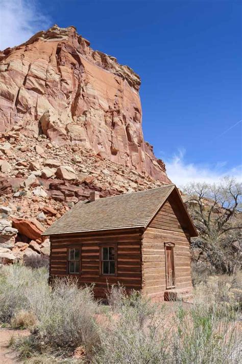 Fruita Schoolhouse In Capitol Reef National Park Utah Usa Capitol