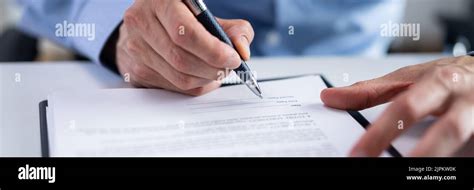 Legal Document Signature And Compliance Form Paperwork Stock Photo Alamy