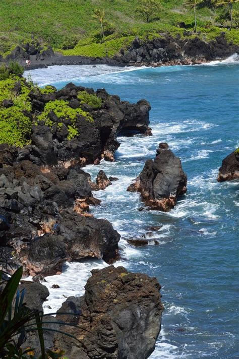 Beautiful Beach Scene On The Island On Maui Hawaii Stock Image Image