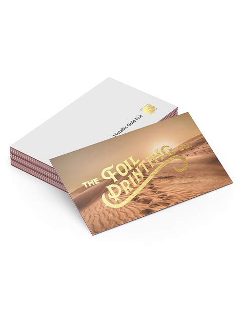 The foil print company are the number one choice for business card printing. Metallic Foil Triplex Business Card Printing | The Foil Printing Co.