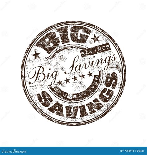 Big Savings Rubber Stamp Stock Photos - Image: 17760413