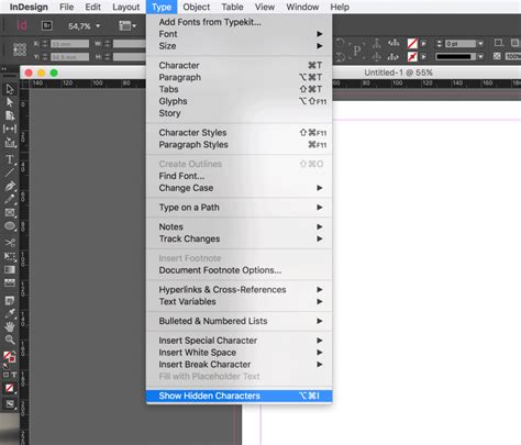 Show Hidden Characters — Indesign Step By Step Guide Redokun Blog