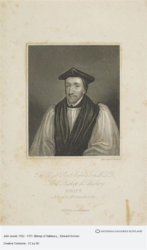 John Jewel 1522 1571 Bishop Of Salisbury National Galleries Of