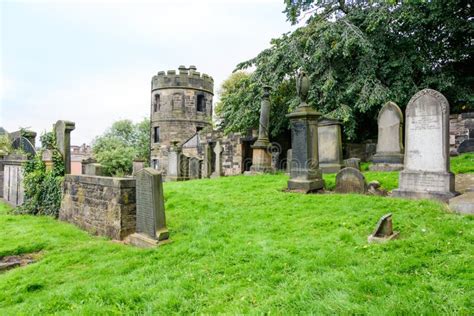 Old Calton Burial Ground Cemetary In Edinburgh Editorial Image Image