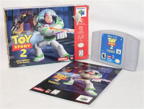 Disney Pixars Toy Story 2 N64 Nintendo 64 Complet Cib Bon état Joli
