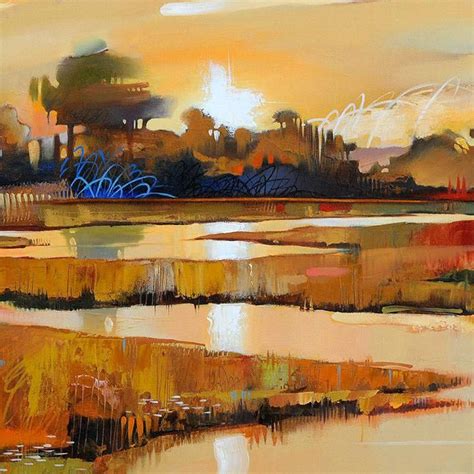 Semi Abstract Landscapes Paintings Abstract Art Landscape Modern