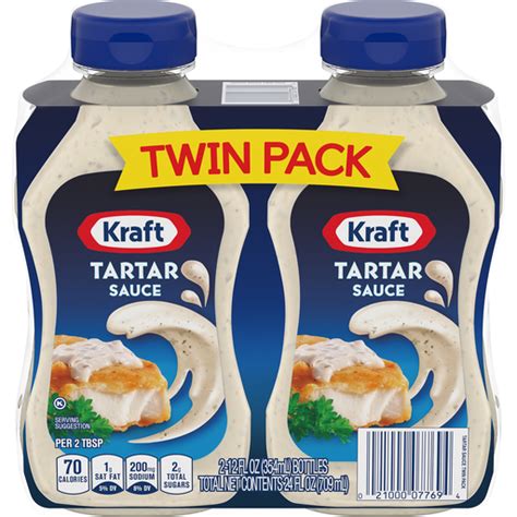 Kraft Tartar Sauce 2 12 Fl Oz Bottles Shop Food Country Usa