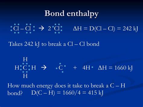 Ppt Bond Enthalpy Powerpoint Presentation Free Download Id742516