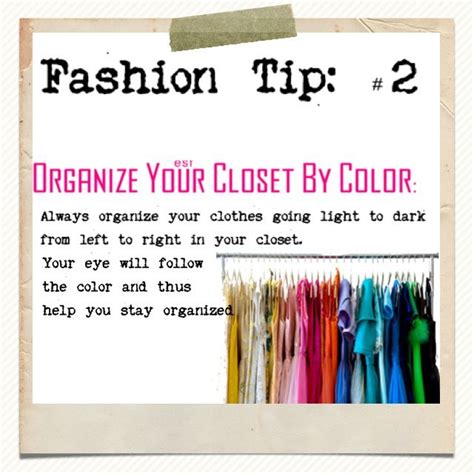 How to organize your closet color order and be able to find your favorite clothes in a snap. Fashion Tip: Color Coordinate Your Closet! | Organization ...