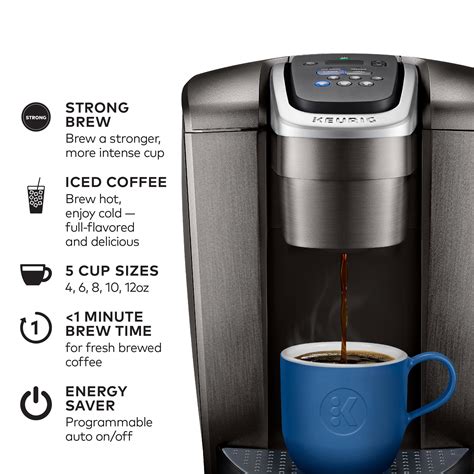 Keurig K Elite Coffee Maker Single Serve K Cup Pod Coffee Brewer With