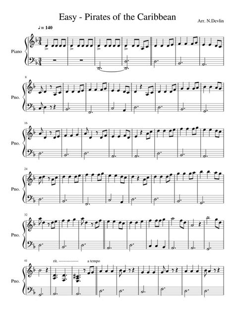 He s a pirate 4 hands piano arrangement youtube. Print and download Easy - Pirates of the Caribbean - Arr. N.Devlin for Piano and Keyboard. Made ...