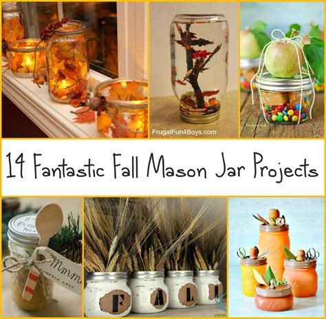 14 Fantastic Fall Mason Jar Projects