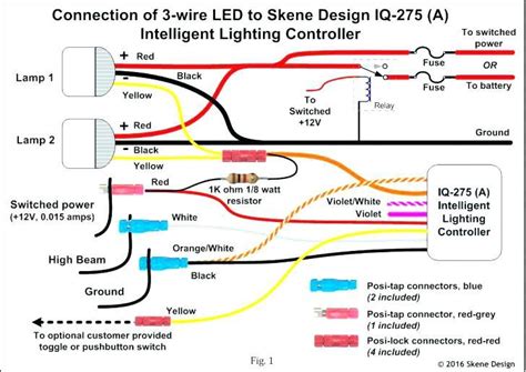 Two Wire Tail Light Wiring Diagram