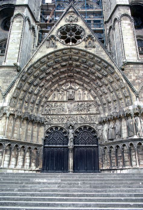 Cathedral Of Saint Étienne West Facade Central Portal