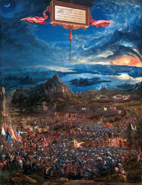 Battle Of Alexander At Issus By Albrecht Altdorfer A4 Poster Poster