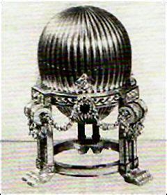 This is the surprise from the egg. Missing Fabergé Egg (Von Dervis Fabergé Exhibition 1902 ...