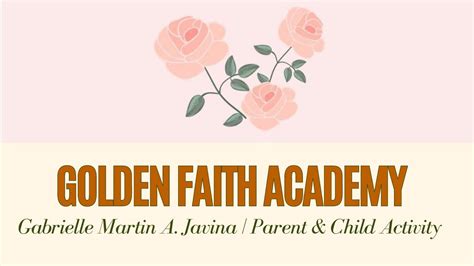 Pca 01 Kultura 11 Golden Faith Academy Youtube