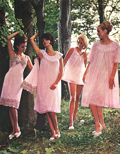 Eaton’s Spring And Summer 1965 Advert For Beautiful Nylon And Nylon Chiffon Nighties And Slip