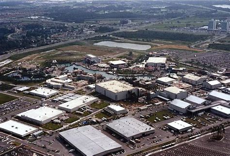 Universal Studios Florida Aerial View In 1990 Universal Studios