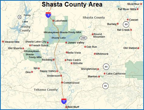 28 Map Of Shasta County Maps Database Source