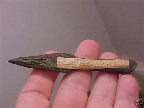 Authentic Indian Copper Spearhead Arrowhead 4 20262291