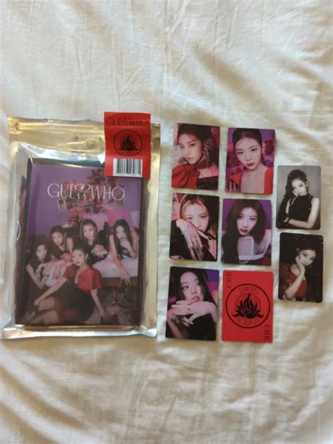 Itzy Guess Who Limited Edition Full Group Photocard Set Lia And Chaeryeong 33 57 Picclick