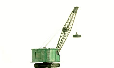 N Scale Kit Industrial 30 Ton Crane With Clamshell Bucket
