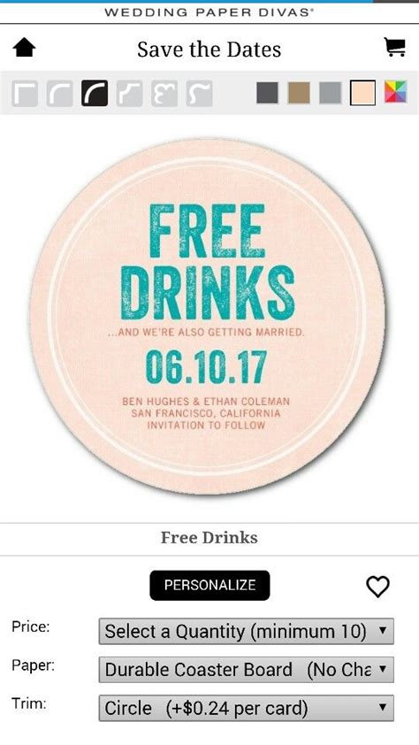 Maybe you would like to learn more about one of these? Save the date idea | Wedding paper divas, Save the date ...