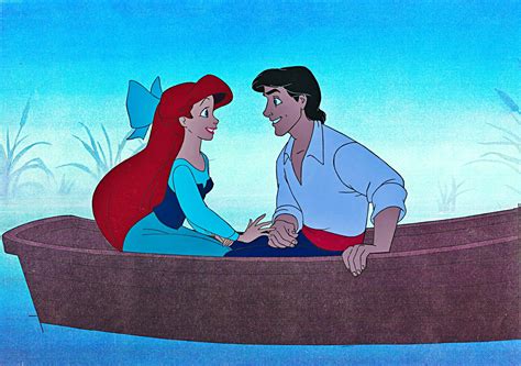 Walt Disney Production Cels Princess Ariel And Prince Eric Walt