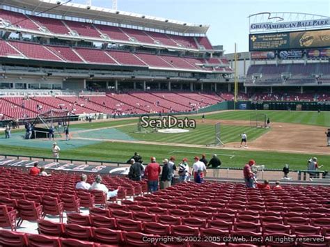 Seat View From Section 131 At Great American Ball Park Cincinnati Reds