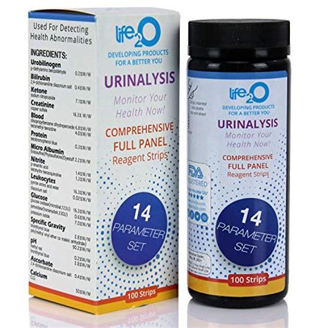 10 Parameter Urinalysis Reagent Strips (100 Strips) by VS Comprehensive ...